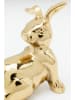 Kare Decoratief figuur "Chill Out Bunny" goudkleurig - (B)10 x (H)8 x (D)7 cm