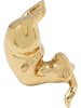 Kare Dekoracyjna figurka "Yoga Bunny" w kolorze złotym - 9,5 x 9,5 x 9,5 cm
