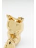 Kare Dekofigur "Yoga Bunny" in Gold - (B)9,5 x (H)9,5 x (T)9,5 cm