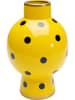 Kare Wazon w kolorze żółtym - wys. 28 x Ø 19 cm