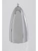 Kare Lampa wisząca "Frozen" w kolorze srebrnym - wys.60 x Ø 14 cm