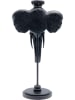 Kare Kerzenständer "Elephant Head" in Schwarz - (B)26 x (H)48,5 x (T)17,5 cm