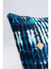Kare Poduszka "Desna Patchwork" w kolorze niebieskim - 60 x 35 cm