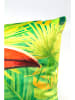 Kare Poduszka "Sitting Tucan" w kolorze zielonym ze wzorem - 45 x 45 cm