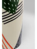 Kare Wazon "Abstract Counterpart" w kolorze kremowym - wys. 31,5 x Ø 10 cm