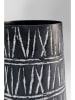 Kare Wazon "Scribble" w kolorze czarnym - wys. 43 x Ø 13 cm