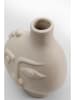 Kare Vase "Spherical Face Right" in Beige - (H)16 cm