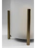 Kare Windlicht "Pillar" in Weiß/ Gold - (H)25 x Ø 19 cm