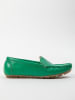 Zapato Leder-Mokassins in Grün
