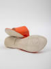 Zapato Leren slippers oranje