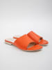 Zapato Leren slippers oranje