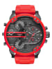 Diesel Chronograaf "Mr. Daddy" rood/zwart