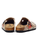 Calceo Clogs beige/meerkleurig