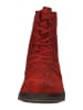 Think! Leder-Boots in Rot
