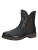 Think! Leder-Chelsea-Boots in Schwarz