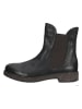 Think! Leder-Chelsea-Boots in Schwarz
