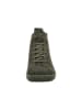 Think! Leren enkelboots kaki