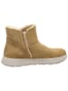 Think! Leren boots beige