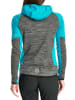 McKee's Fleece vest "Lucrezia" grijs/turquoise