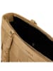 Wojas Skórzana torebka w kolorze beżowym - (S)42 x (W)32 x (G)15 cm