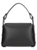 Wojas Leder-Henkeltasche in Schwarz - (B)18 x (H)13 x (T)6 cm