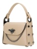 Wojas Leder-Henkeltasche in Beige - (B)18 x (H)13 x (T)6 cm