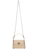Wojas Leder-Henkeltasche in Beige - (B)18 x (H)13 x (T)6 cm