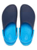 Crocs Chodaki "Lite Ride" w kolorze granatowo-białym