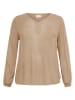 KAFFE curve Bluse "Cami" in Beige