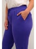 KAFFE curve Spodnie dresowe "Coletta" w kolorze niebieskim