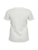 KAFFE curve Koszulka "Mola" w kolorze białym ze wzorem