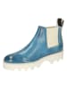 MELVIN & HAMILTON Leder-Chelsea-Boots "Sally 175" in Blau/ Creme