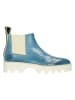 MELVIN & HAMILTON Leder-Chelsea-Boots "Sally 175" in Blau/ Creme