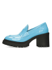 MELVIN & HAMILTON Leren mocassins "Stefy 3" lichtblauw/zwart