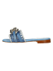 MELVIN & HAMILTON Skórzane klapki "Nikita 33" w kolorze błękitnym