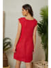 Lin Passion Leinen-Kleid in Rot