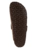 Birkenstock Leren clogs "Boston" bruin
