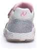 Naturino Sneakersy "Jesko VL" w kolorze szaro-jasnoróżowym