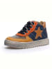 Naturino Leren sneakers "Hess" donkerblauw/oranje