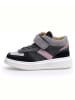 Naturino Leder-Sneakers "Otzar" in Schwarz/ Rosa/ Grau