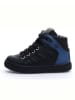 Naturino Leren sneakers "Wisgo" zwart/donkerblauw