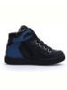 Naturino Leren sneakers "Wisgo" zwart/donkerblauw