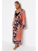 trendyol Kimono oranje/paars/zwart