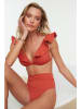 trendyol Bikini-Oberteil in Rot