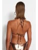 trendyol Biustonosz bikini w kolorze brązowym