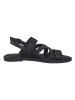 S. Oliver Leren sandalen zwart
