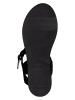 S. Oliver Skórzane sandały w kolorze czarnym