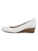 Tamaris Leren sleehakpumps wit