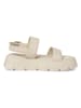 Tamaris Leren sandalen beige