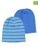 Fred´s World by GREEN COTTON Czapki beanie (2 szt.) w kolorze niebieskim